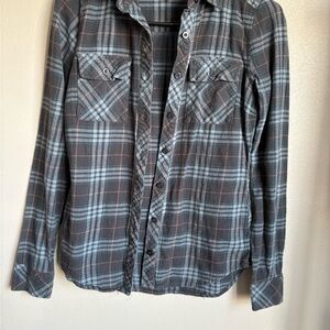 SOLD-3/$10 Flannel XS
